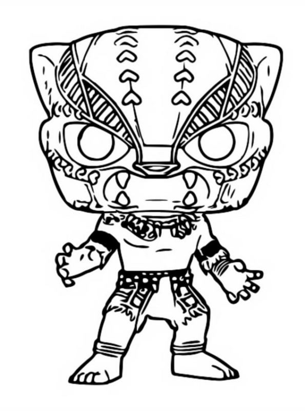 100+ Black Panther Coloring Pages: Wakanda Forever in Color 64