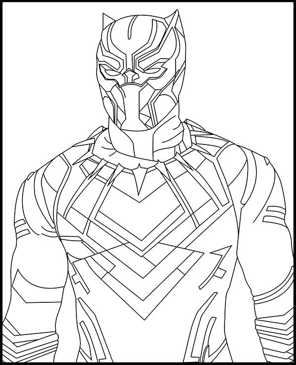 100+ Black Panther Coloring Pages: Wakanda Forever in Color 69