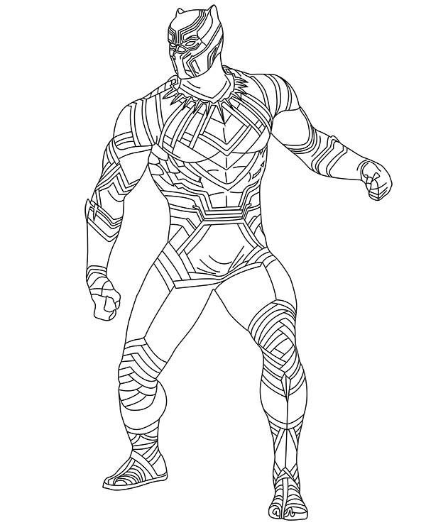 100+ Black Panther Coloring Pages: Wakanda Forever in Color 70