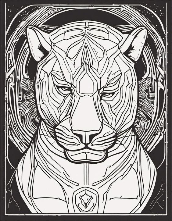 100+ Black Panther Coloring Pages: Wakanda Forever in Color 74