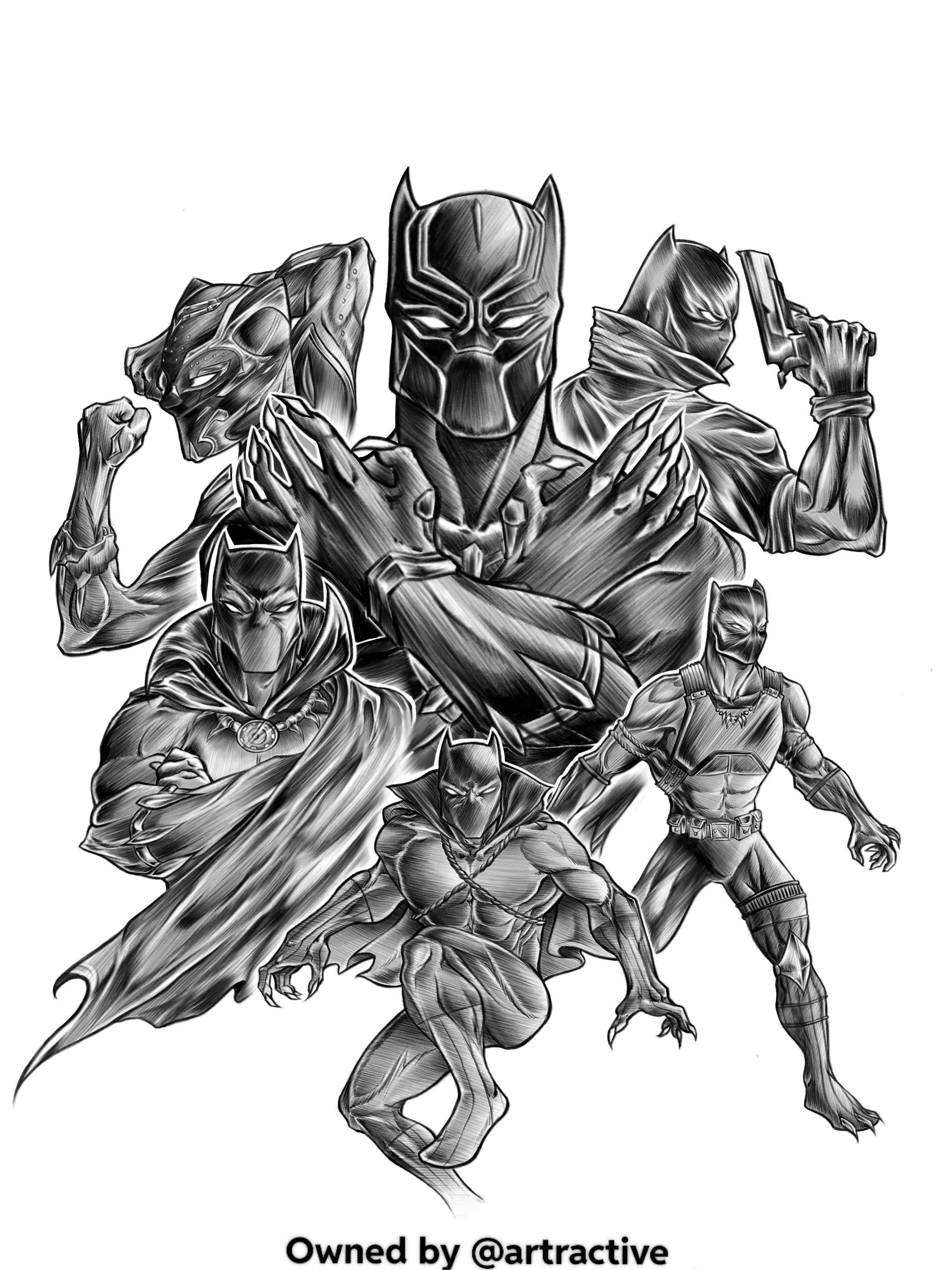 100+ Black Panther Coloring Pages: Wakanda Forever in Color 9