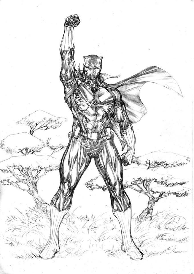 100+ Black Panther Coloring Pages: Wakanda Forever in Color 96