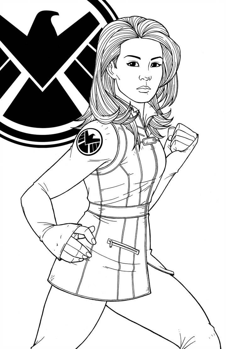 110+ Avengers Coloring Pages 105