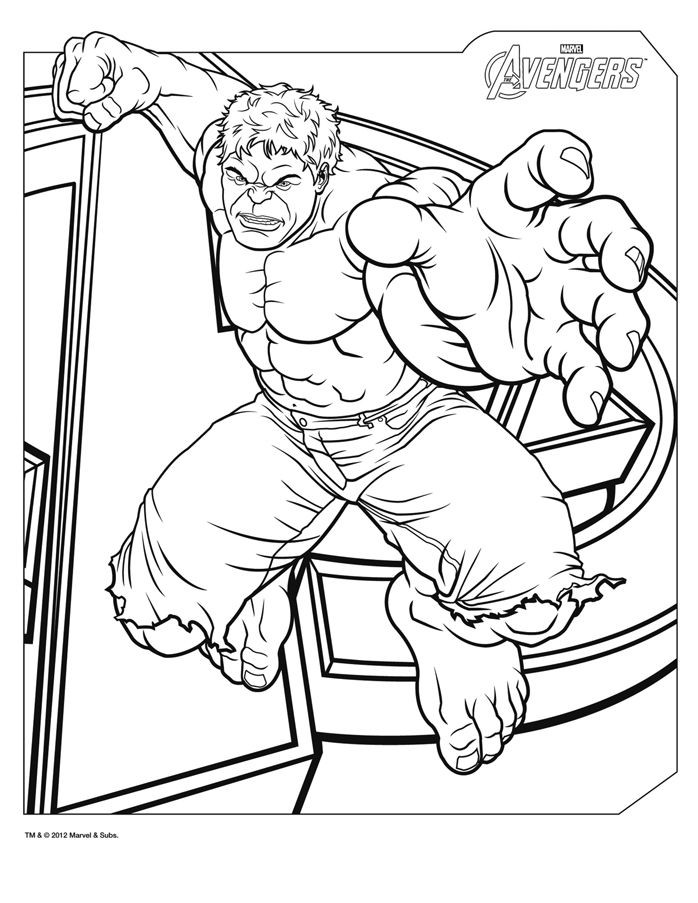 110+ Avengers Coloring Pages 106