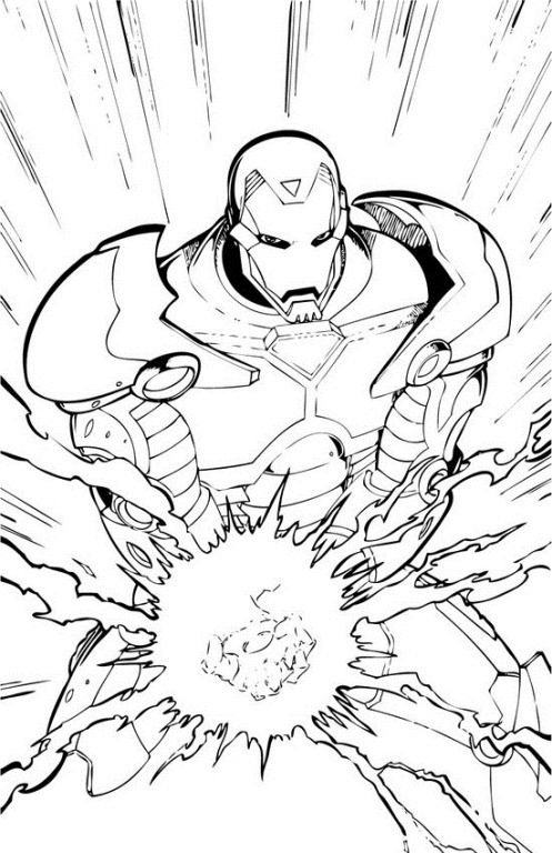 110+ Avengers Coloring Pages 113