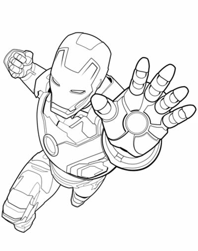 110+ Avengers Coloring Pages 117