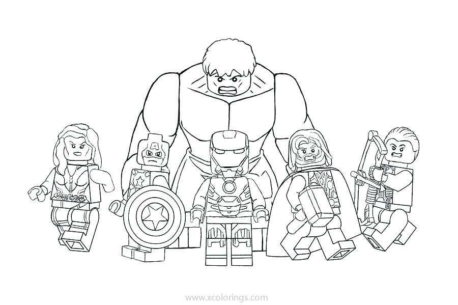 110+ Avengers Coloring Pages 16