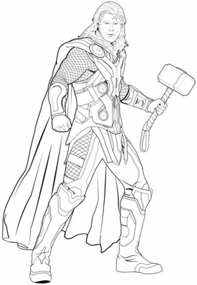 110+ Avengers Coloring Pages 20