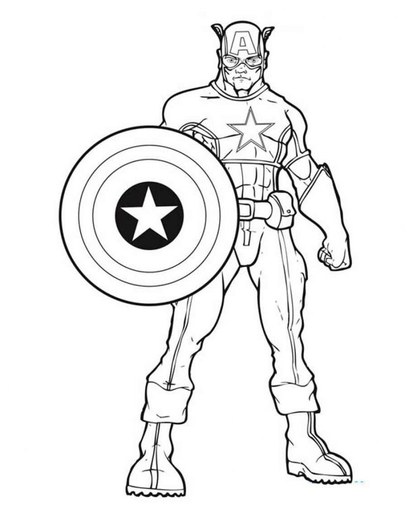 110+ Avengers Coloring Pages 22