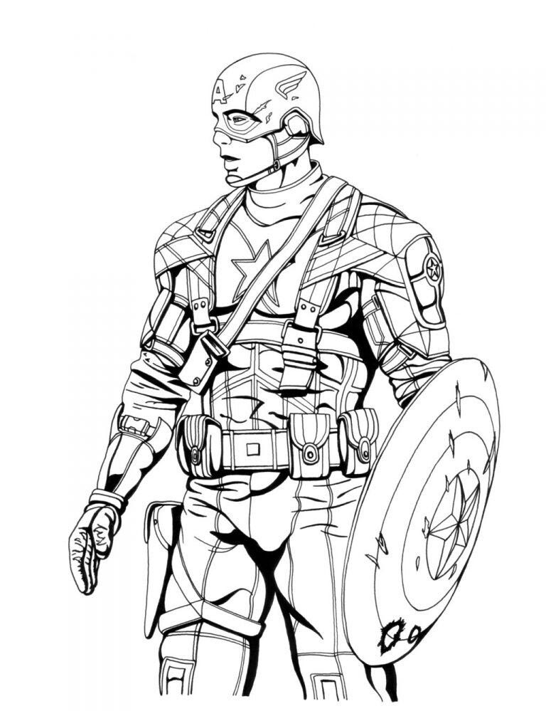 110+ Avengers Coloring Pages 23