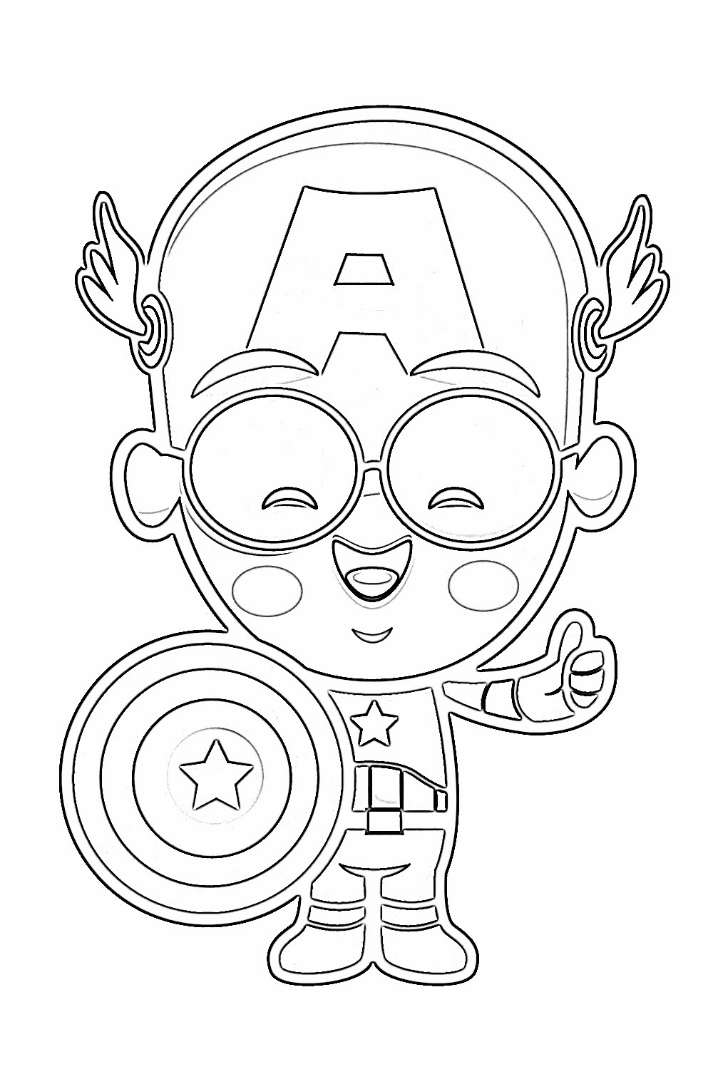 110+ Avengers Coloring Pages 24