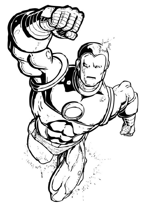 110+ Avengers Coloring Pages 44