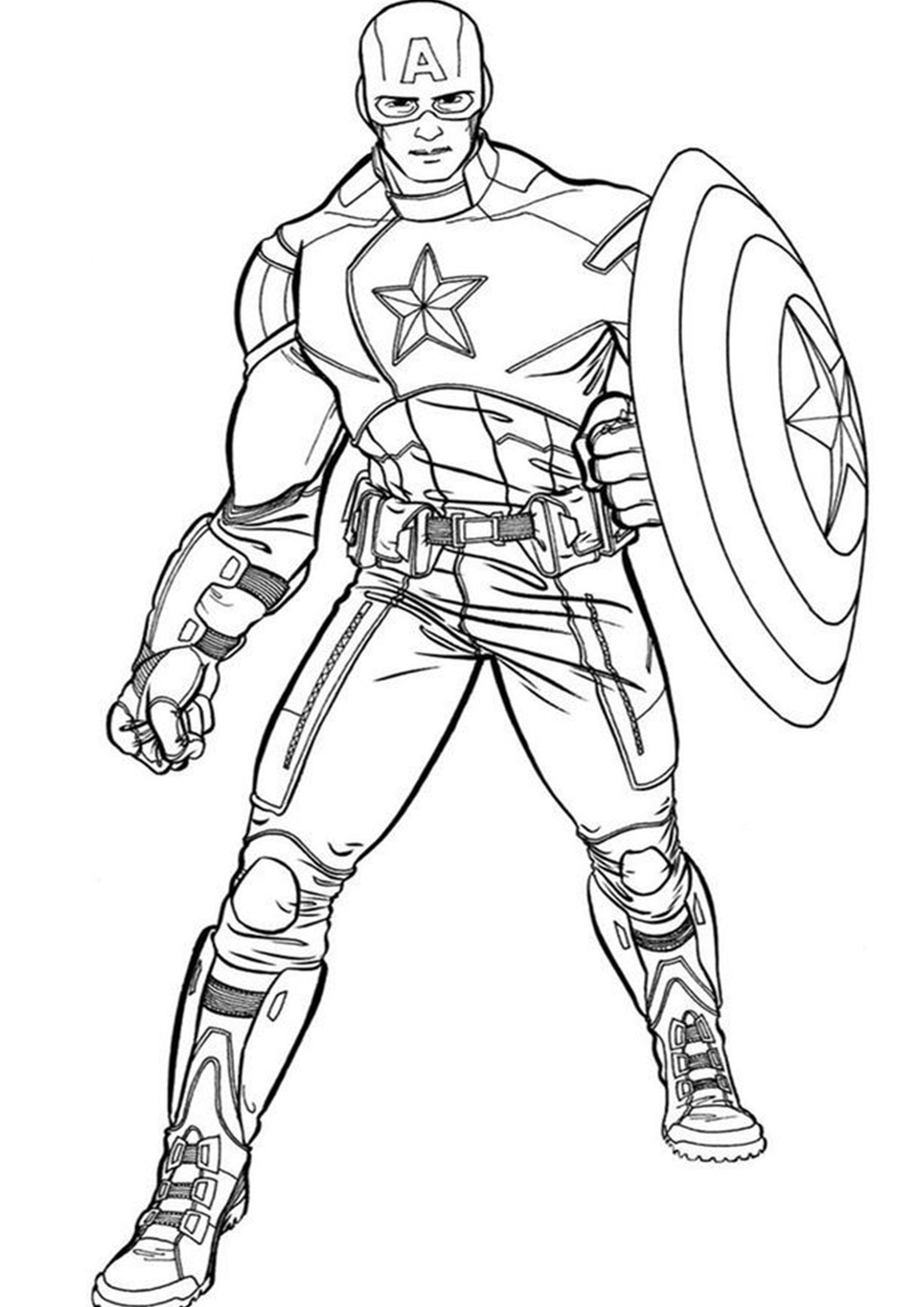 110+ Avengers Coloring Pages 49