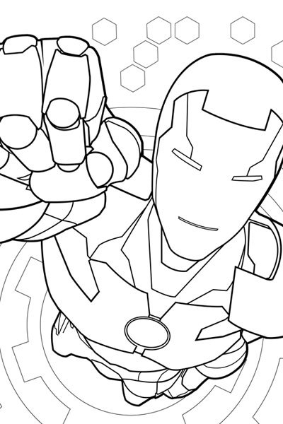 110+ Avengers Coloring Pages 53