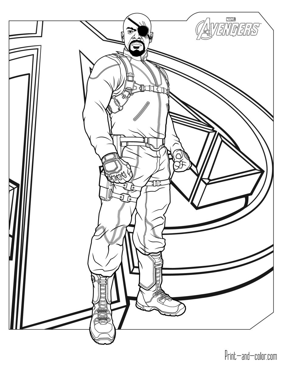 110+ Avengers Coloring Pages 62