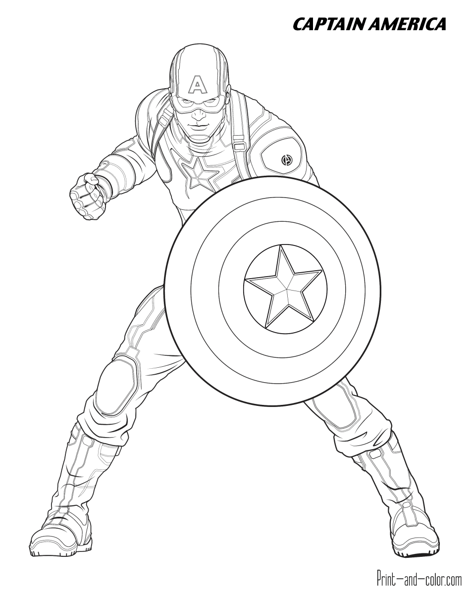 110+ Avengers Coloring Pages 64