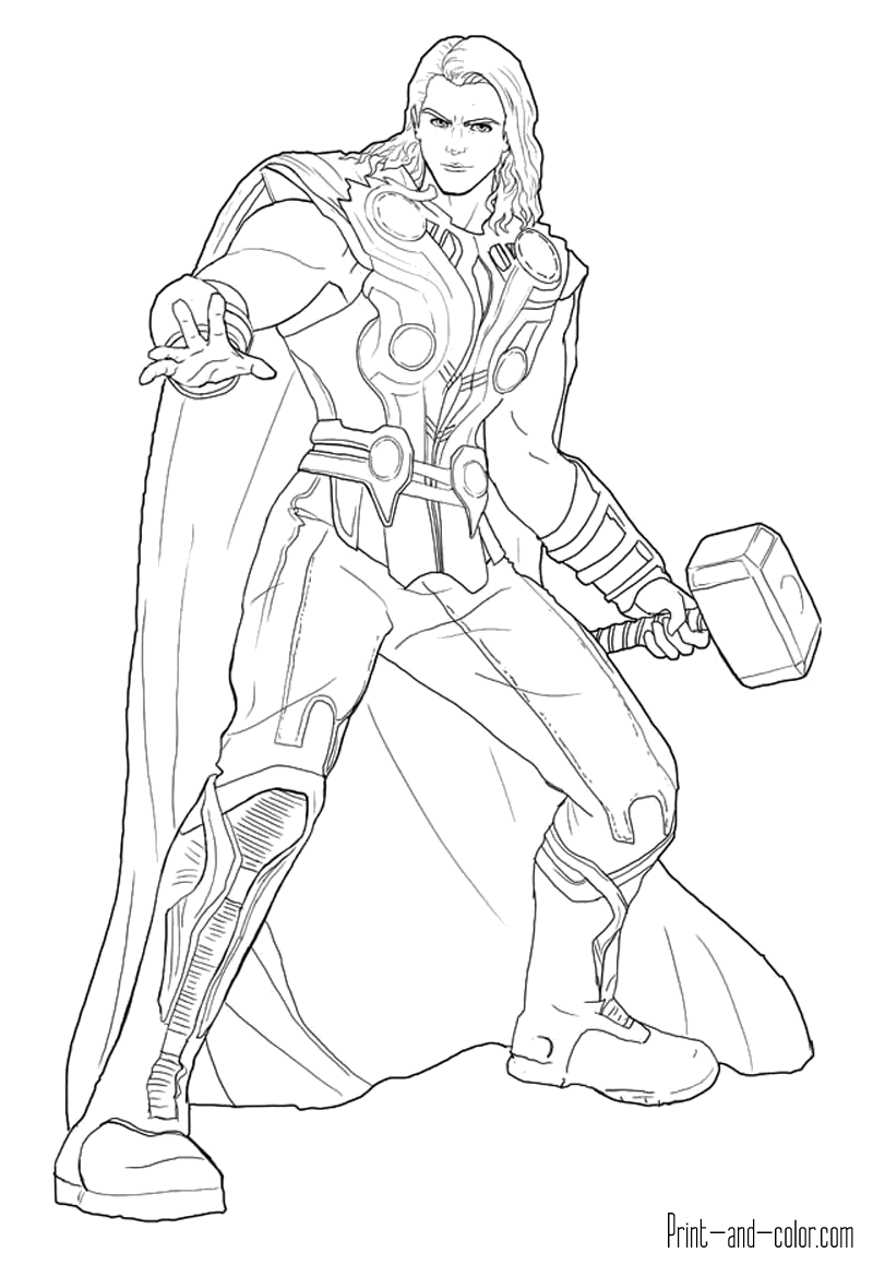 110+ Avengers Coloring Pages 65