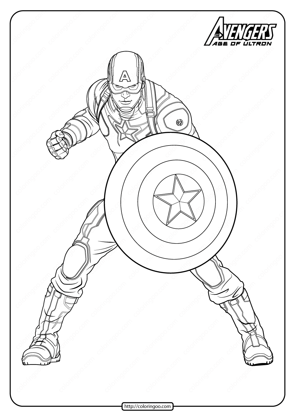 110+ Avengers Coloring Pages 75