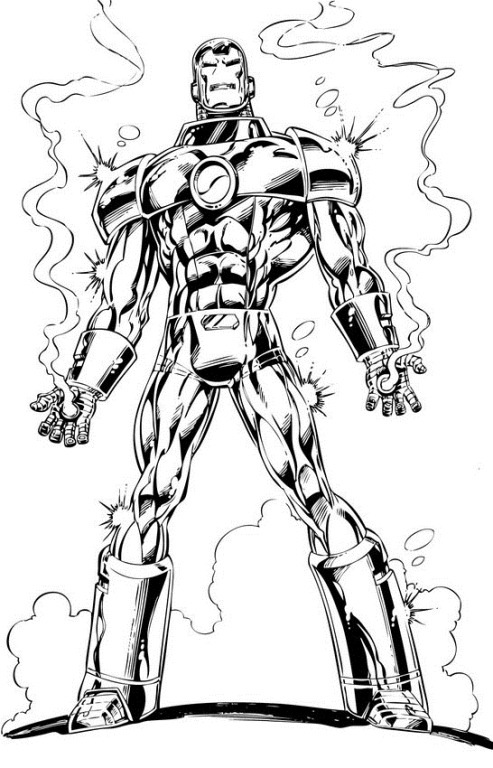 110+ Avengers Coloring Pages 79