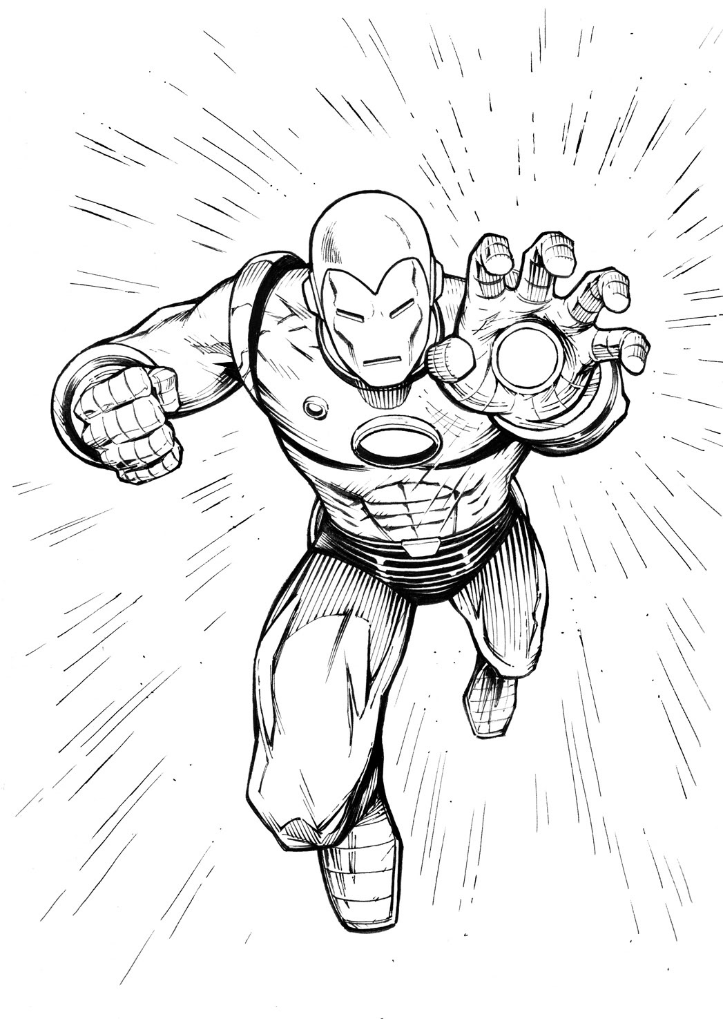 110+ Avengers Coloring Pages 8