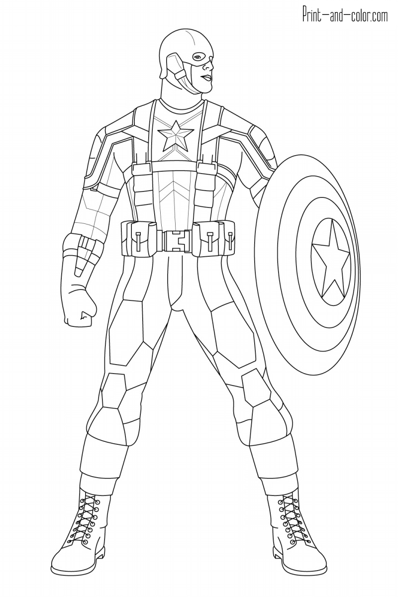 110+ Avengers Coloring Pages 92