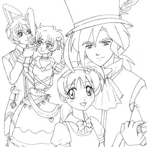 120+ Coloring Pages Anime Characters 104