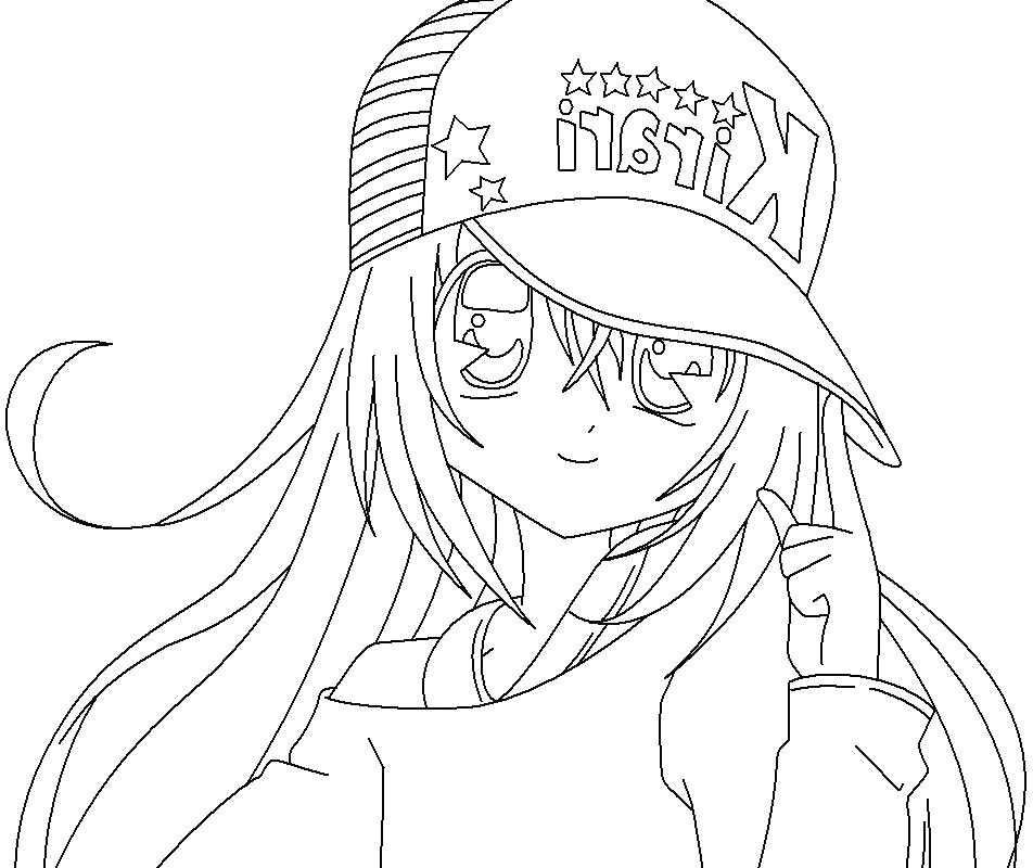 120+ Coloring Pages Anime Characters 115