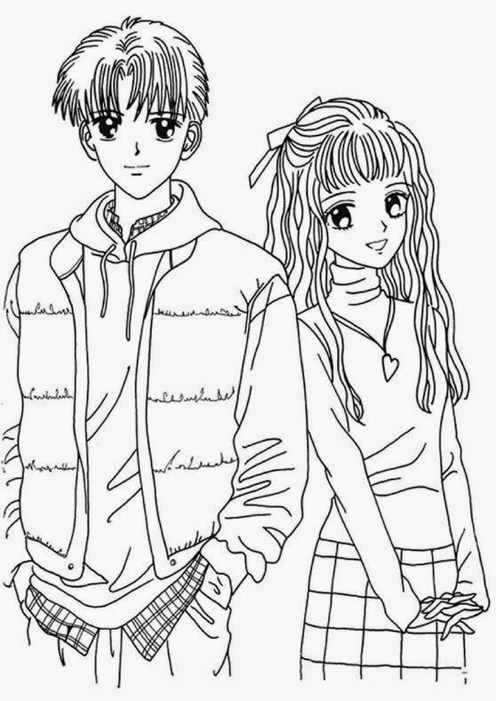 120+ Coloring Pages Anime Characters 22