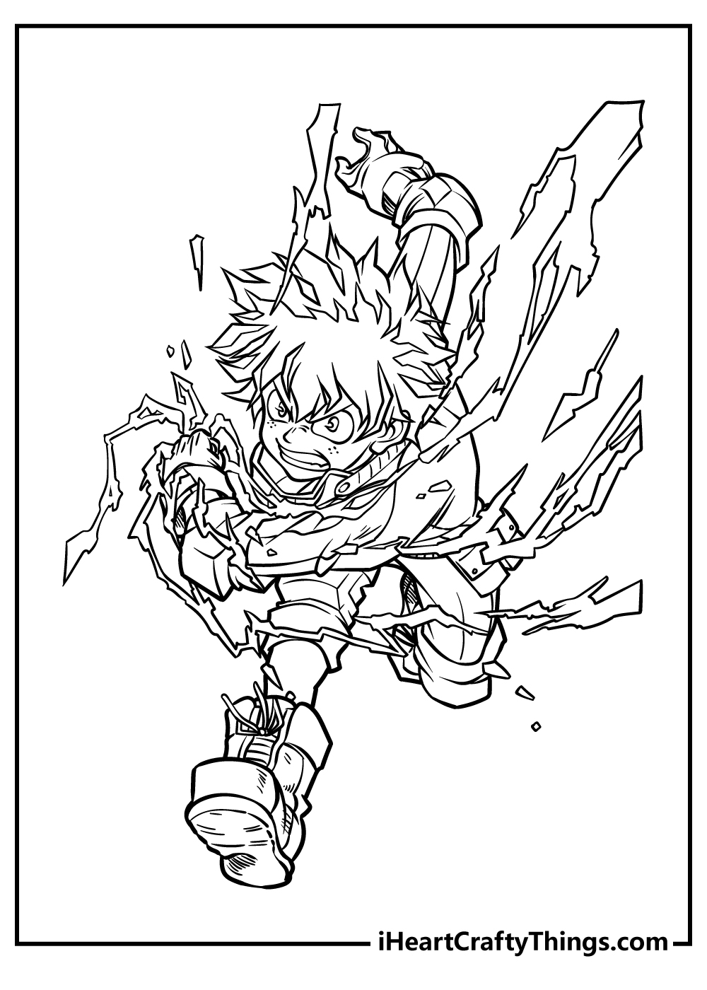 120+ Coloring Pages Anime Characters 29