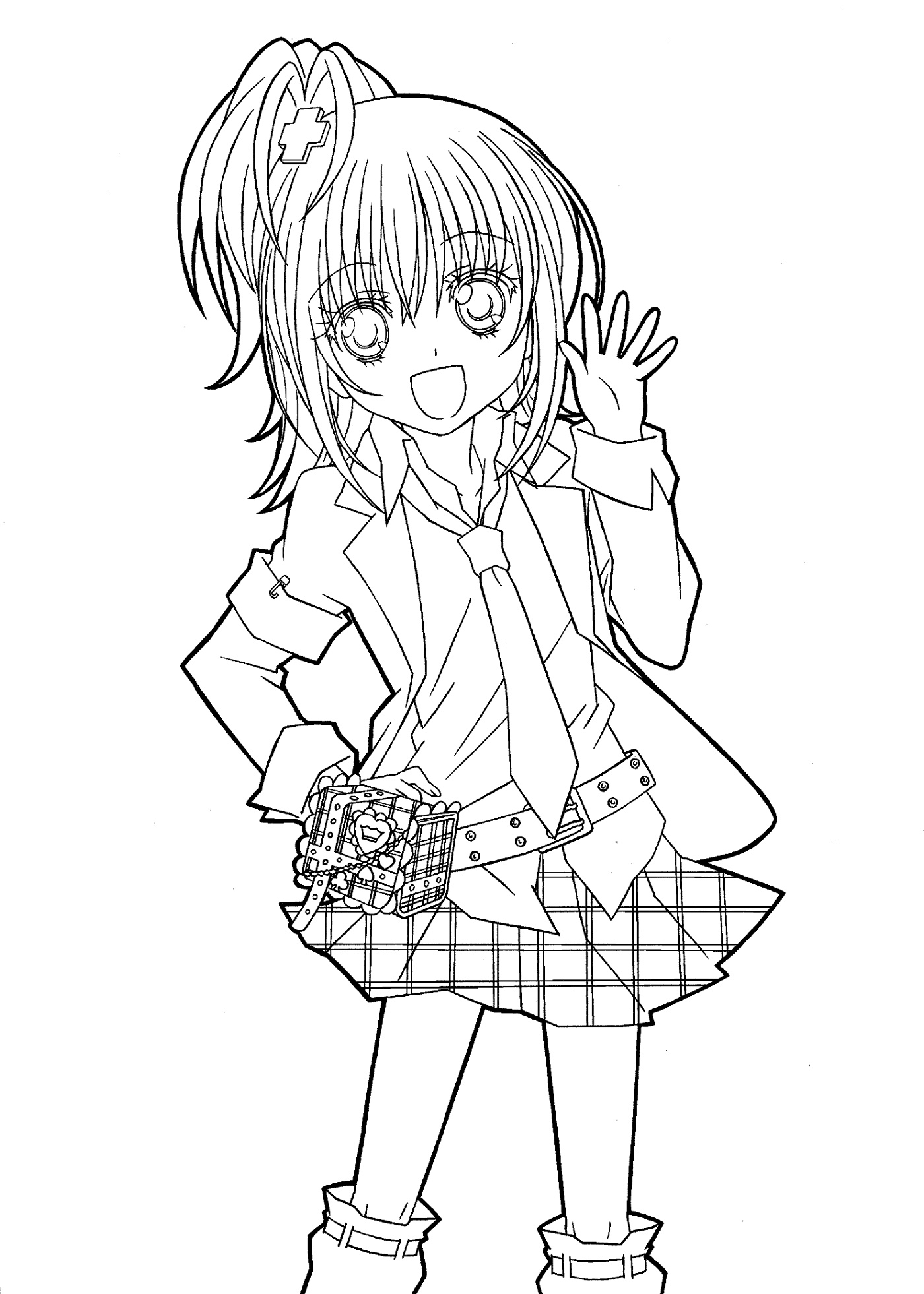 120+ Coloring Pages Anime Characters 34