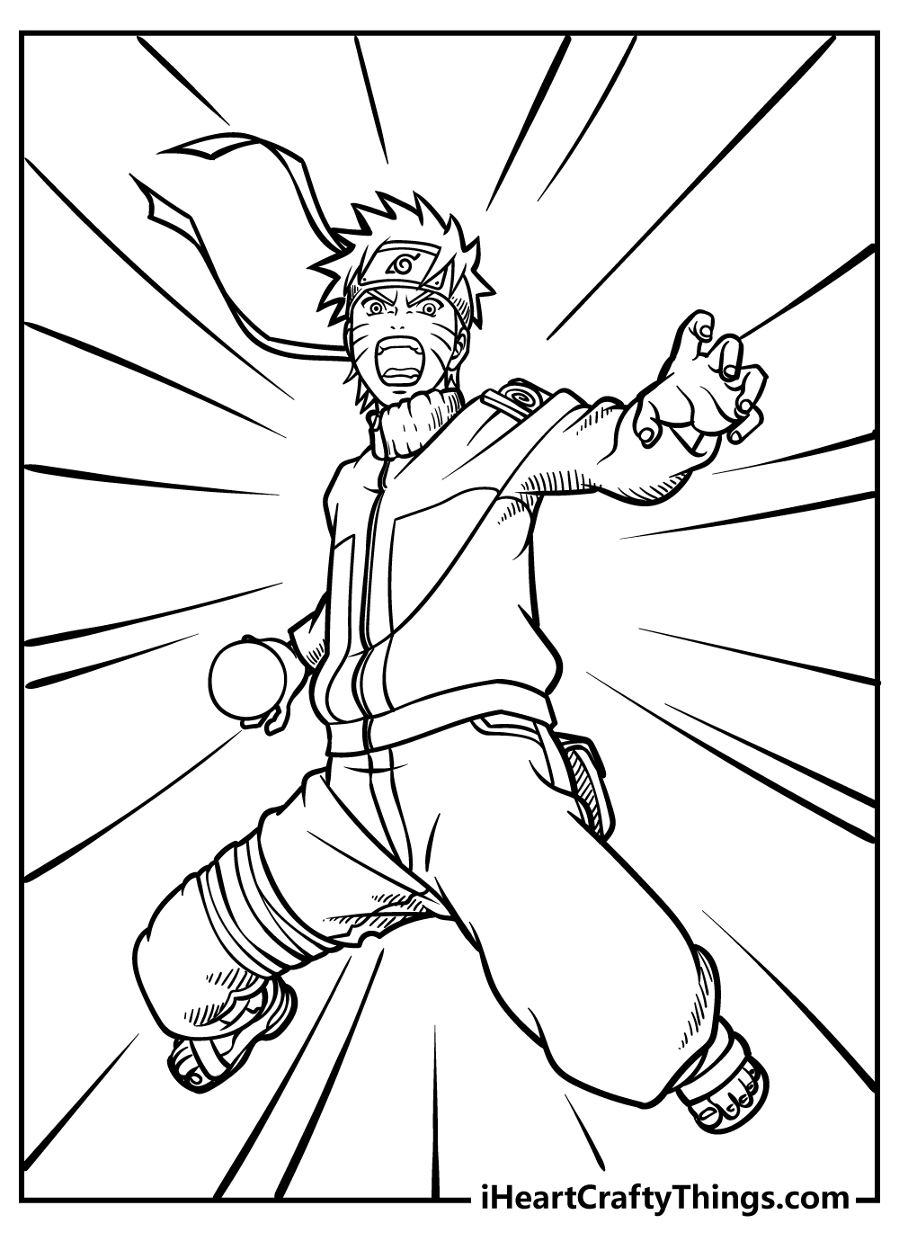 120+ Coloring Pages Anime Characters 4