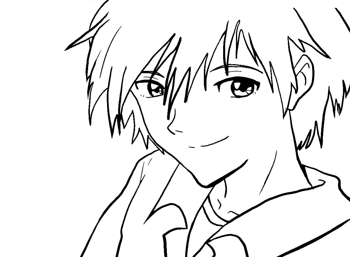 120+ Coloring Pages Anime Characters 47