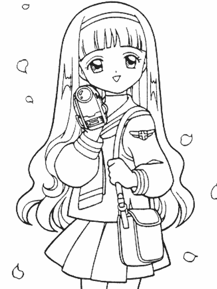 120+ Coloring Pages Anime Characters 59