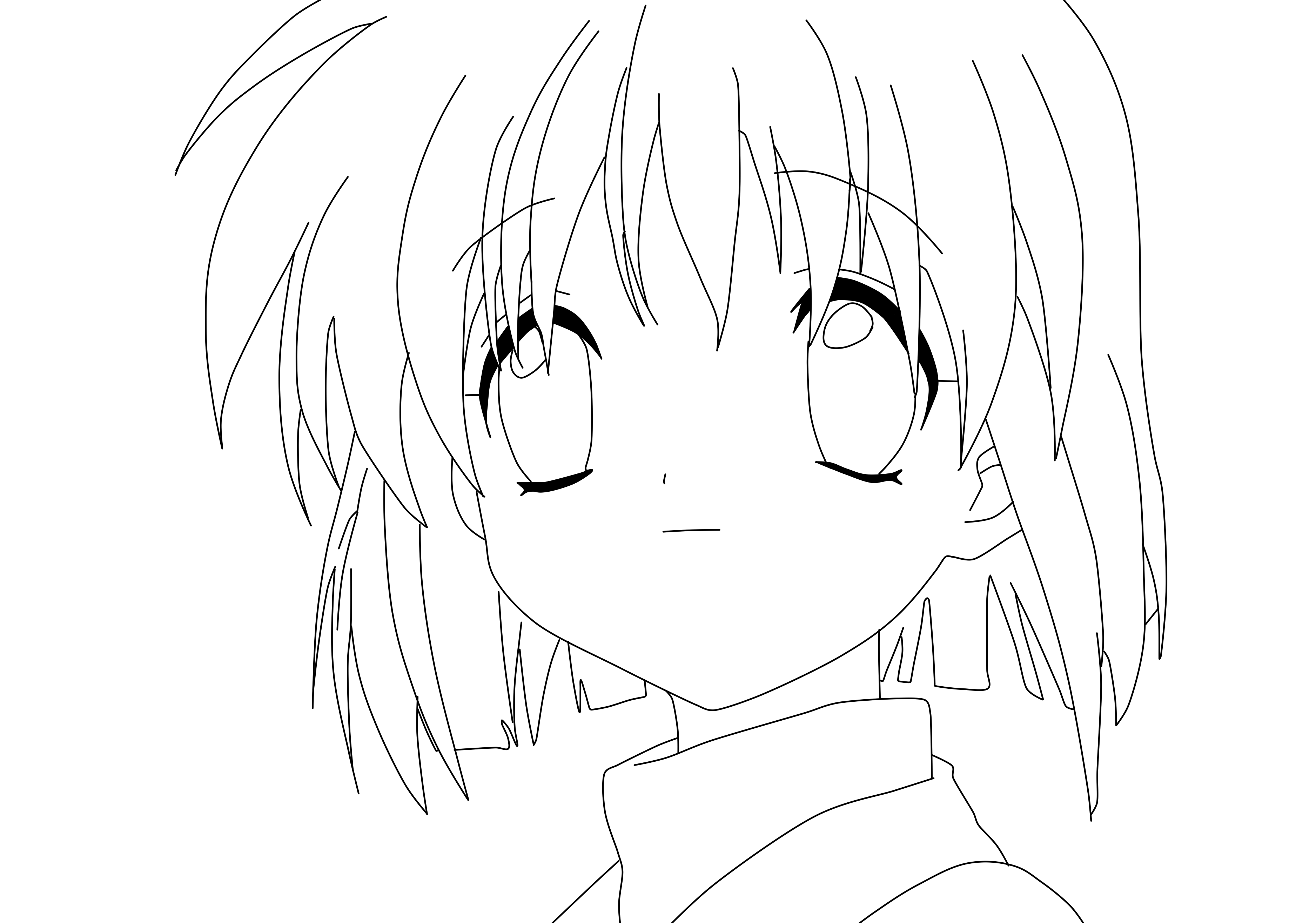 120+ Coloring Pages Anime Characters 6