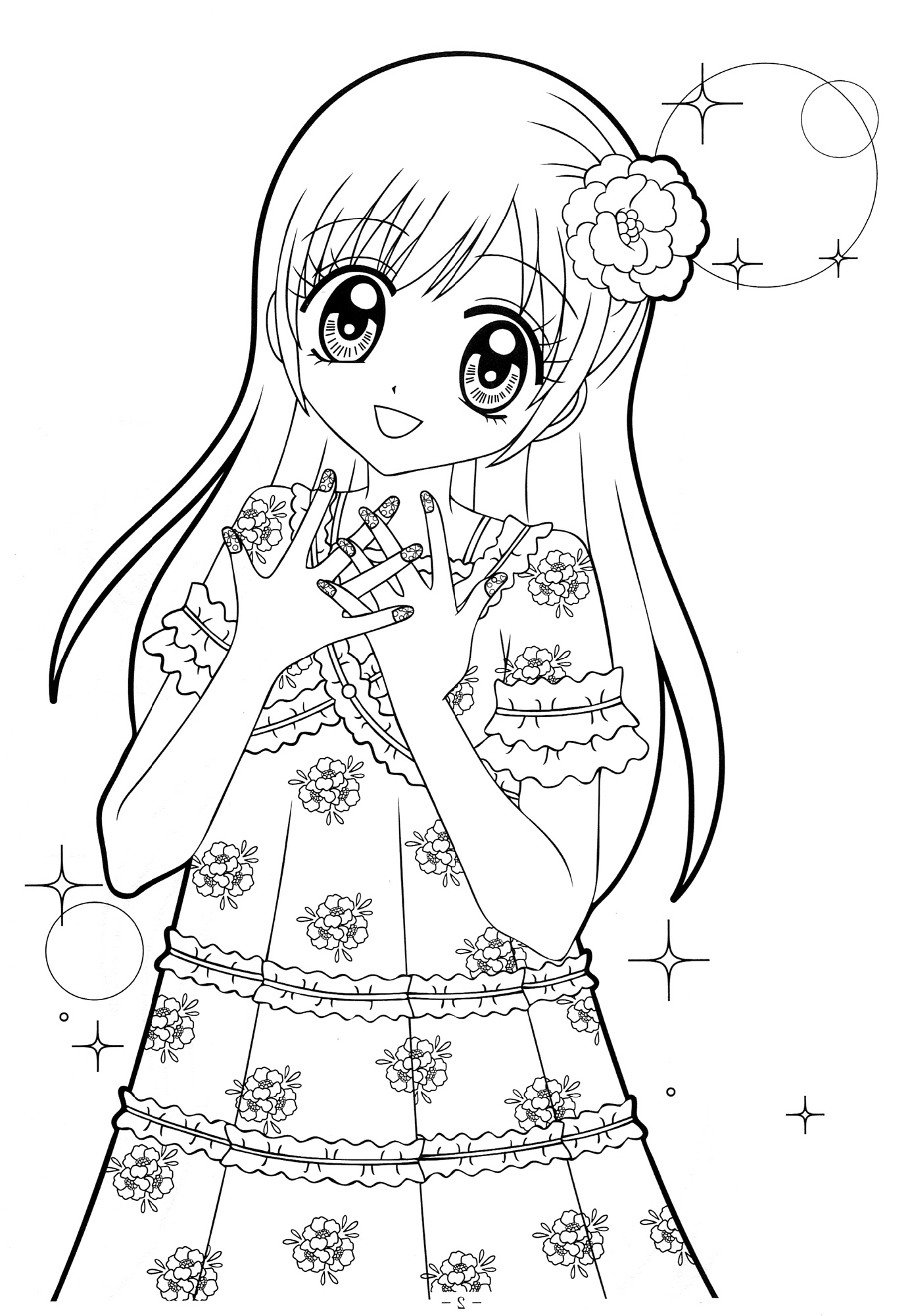 120+ Coloring Pages Anime Characters 8