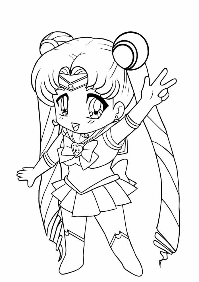 120+ Coloring Pages Anime Characters 85