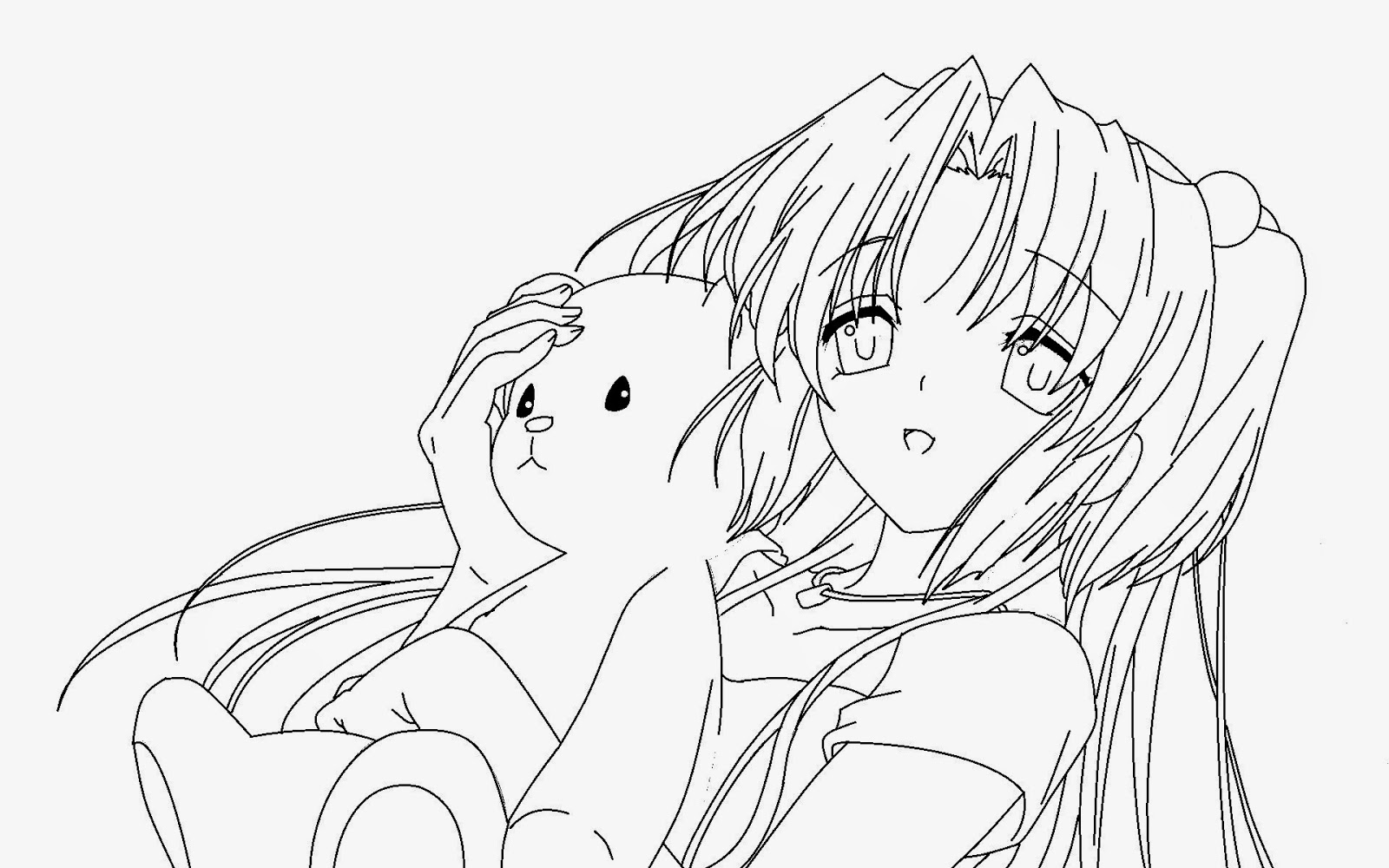 120+ Coloring Pages Anime Characters 93