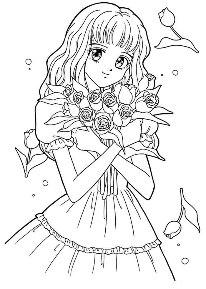 120+ Coloring Pages Anime Characters 98