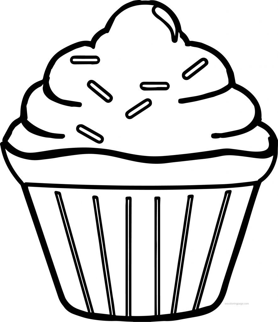 130+ Cupcake Coloring Pages 1