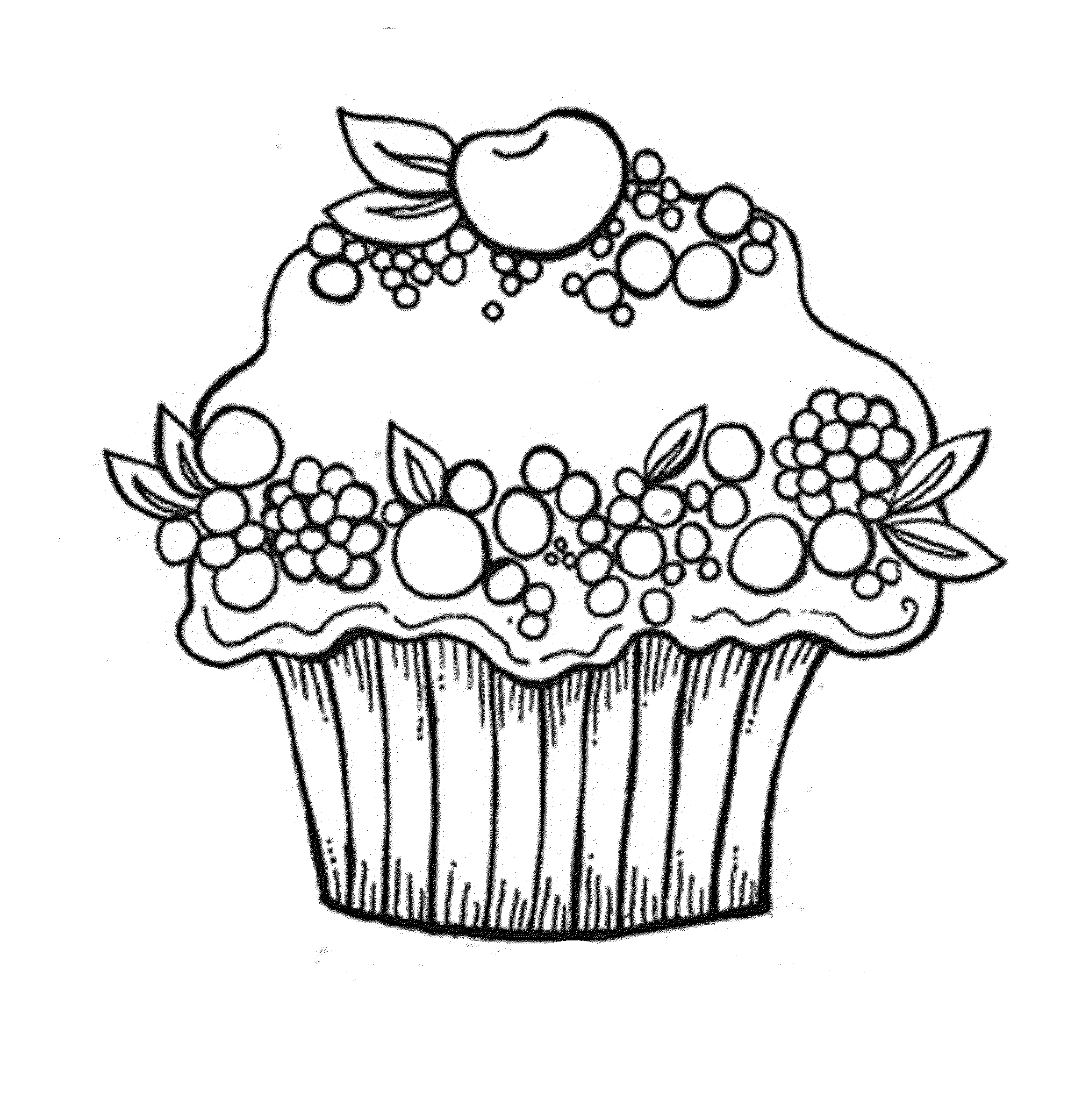 130+ Cupcake Coloring Pages 103