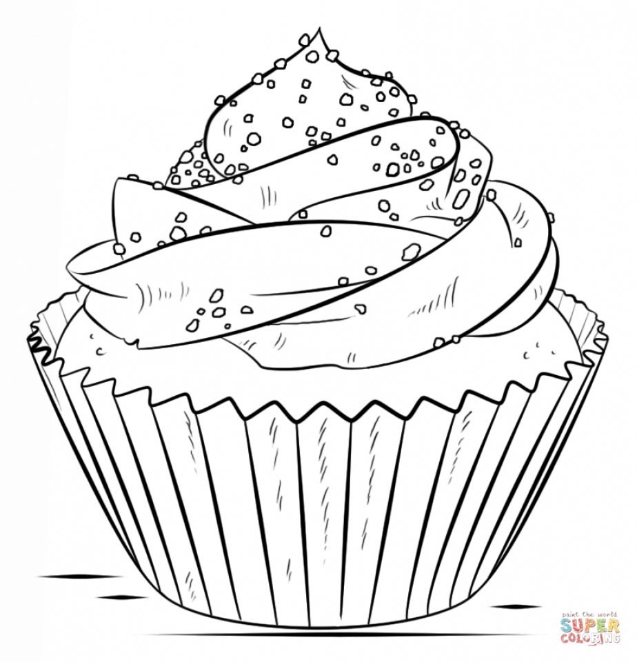 130+ Cupcake Coloring Pages 112