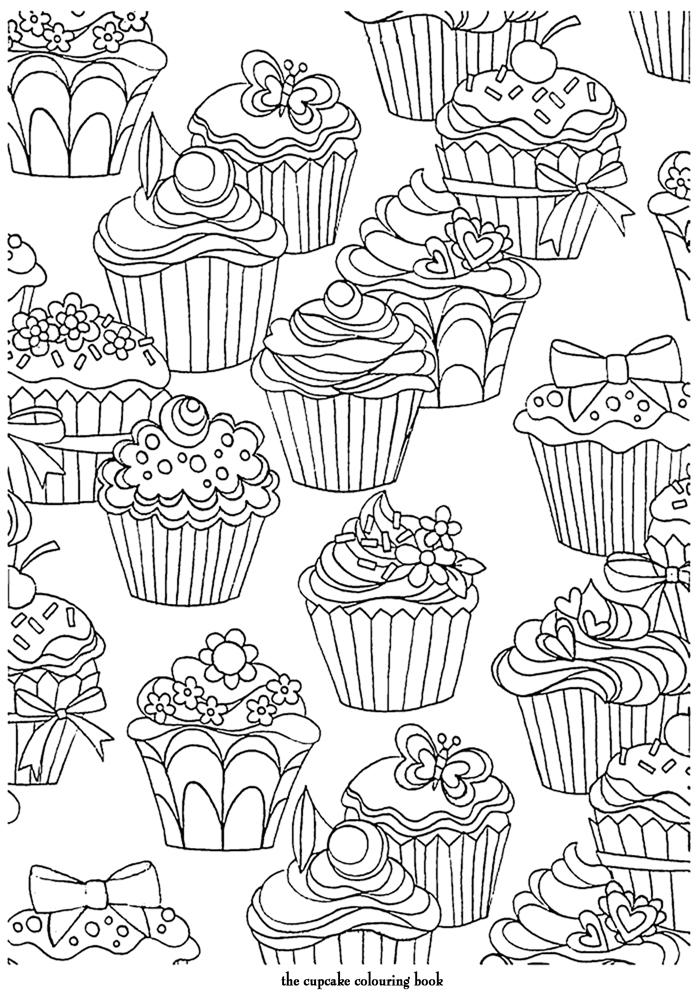 130+ Cupcake Coloring Pages 114