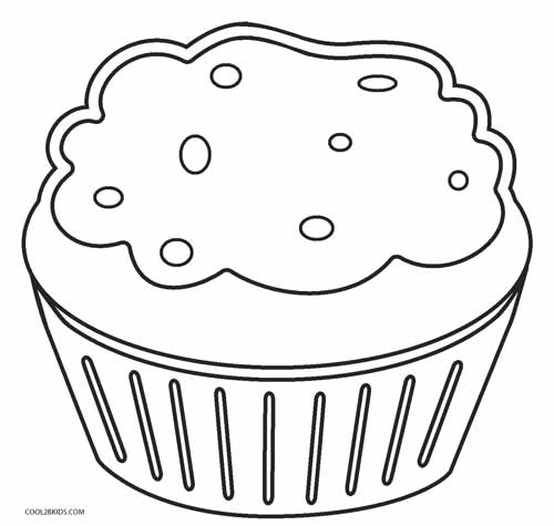 130+ Cupcake Coloring Pages 12