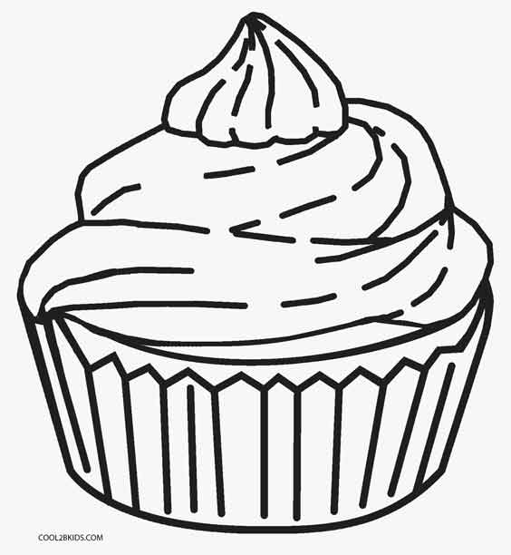 130+ Cupcake Coloring Pages 125