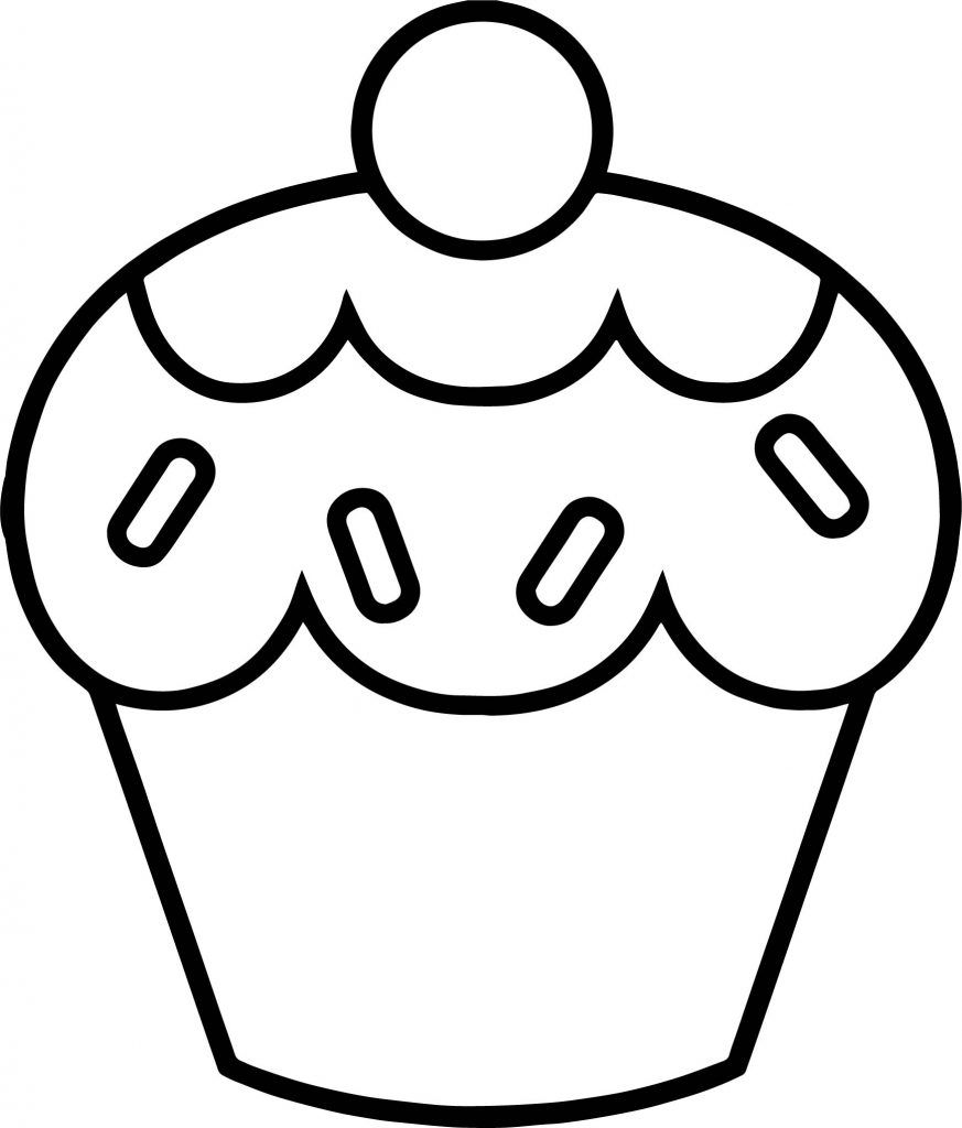 130+ Cupcake Coloring Pages 127