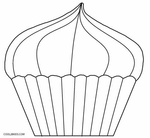 130+ Cupcake Coloring Pages 129