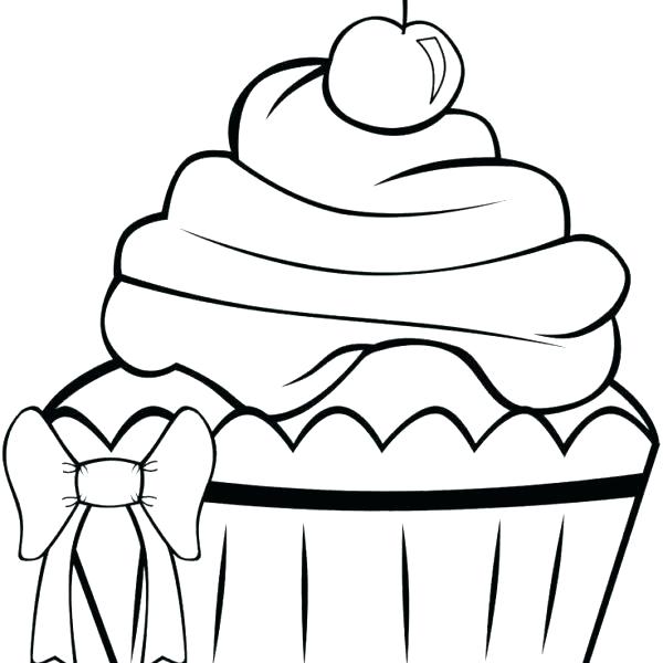 130+ Cupcake Coloring Pages 13