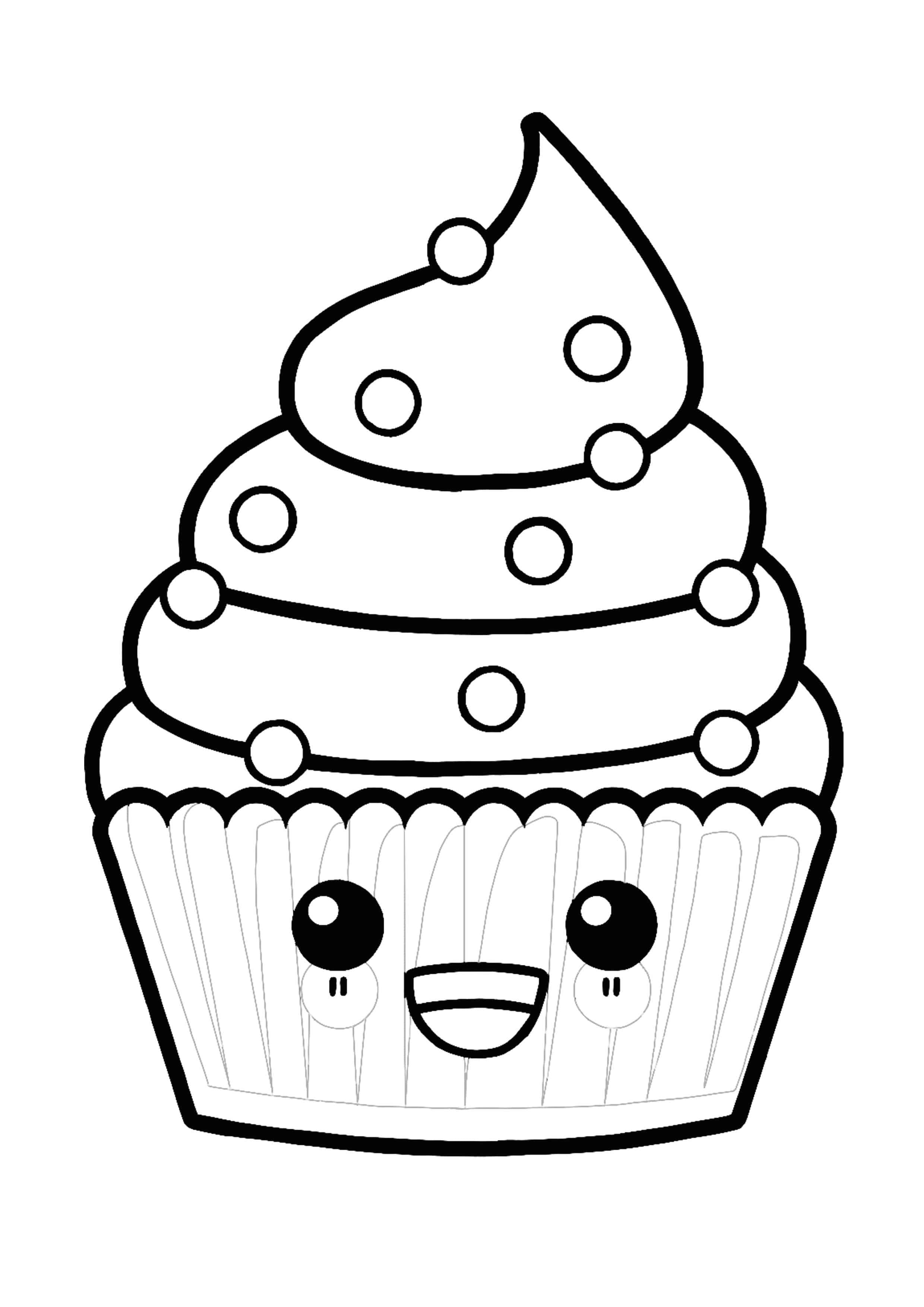 130+ Cupcake Coloring Pages 2