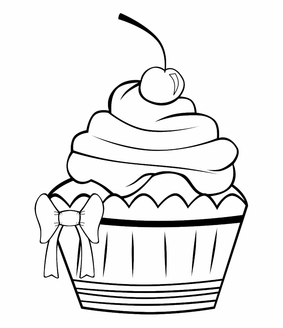 130+ Cupcake Coloring Pages 21