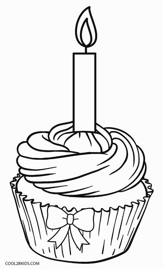 130+ Cupcake Coloring Pages 22